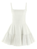 White Pleated dress 1