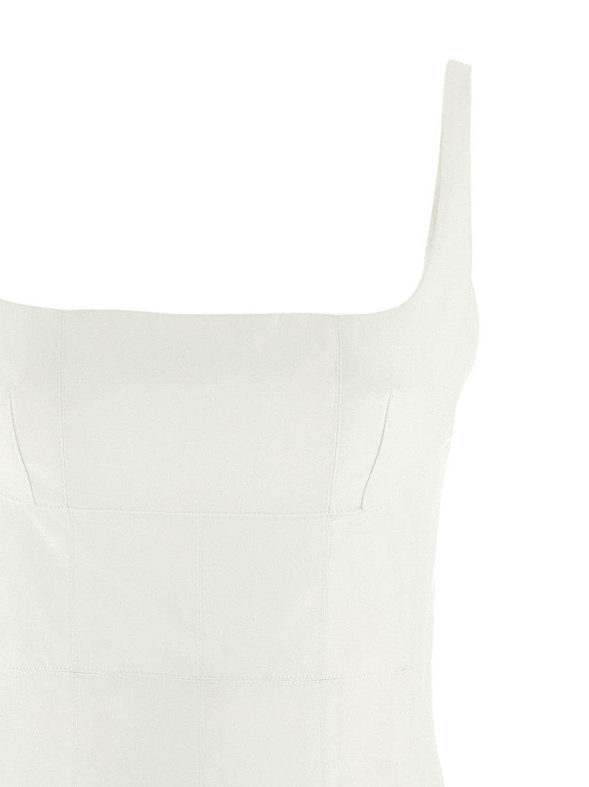 White Pleated dress 3