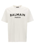 White Logo Print T-shirt 1