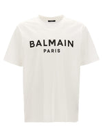 White Logo Print T-shirt 1