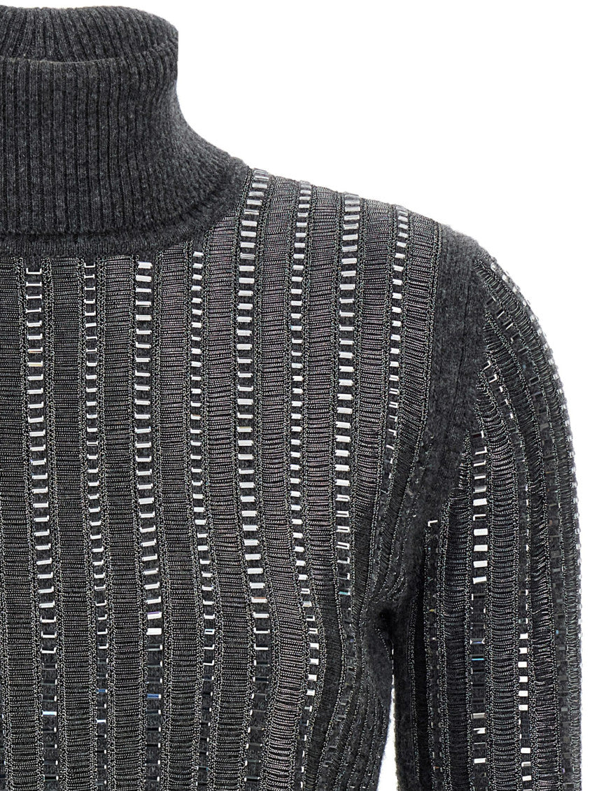 Grey Crystal sweater 3