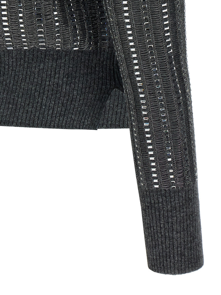Grey Crystal sweater 4