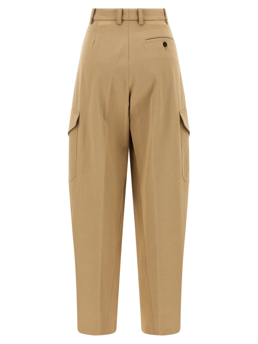 Beige 'Cocoon' pants 2