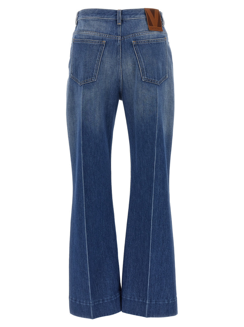 Light Blue Flared jeans 2