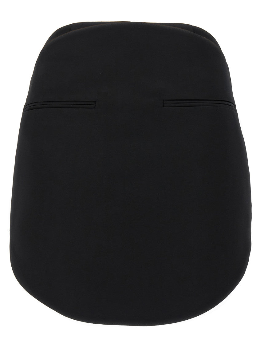 Black 'Circle Satin' skirt 1