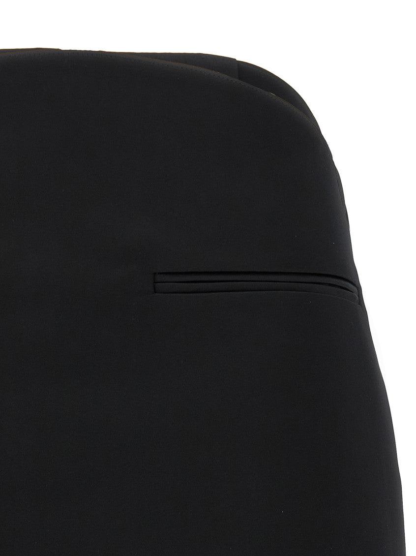 Black 'Circle Satin' skirt 4