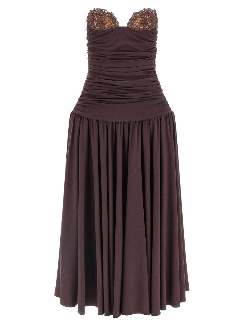 Maroon '28' dress 1
