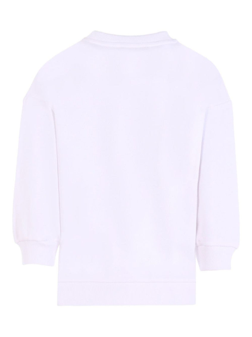 Girls White Logo Sweatshirt 3