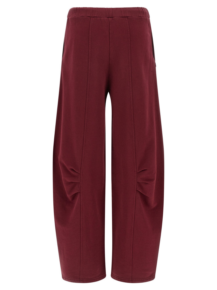 Maroon 'Terry Back' joggers 2