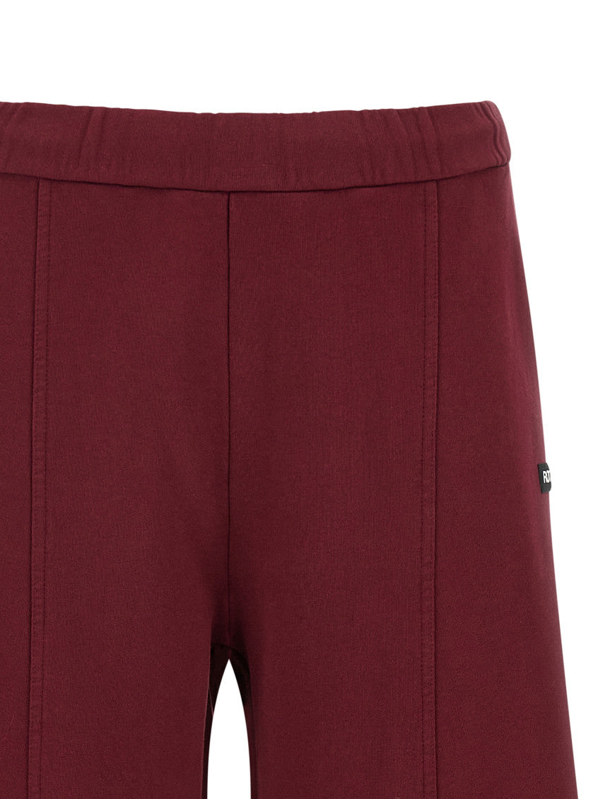 Maroon 'Terry Back' joggers 3