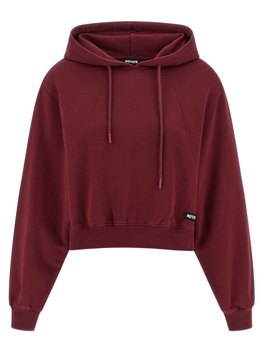 Maroon 'Terry Back' hoodie 1