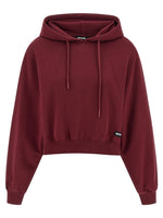 Maroon 'Terry Back' hoodie 1