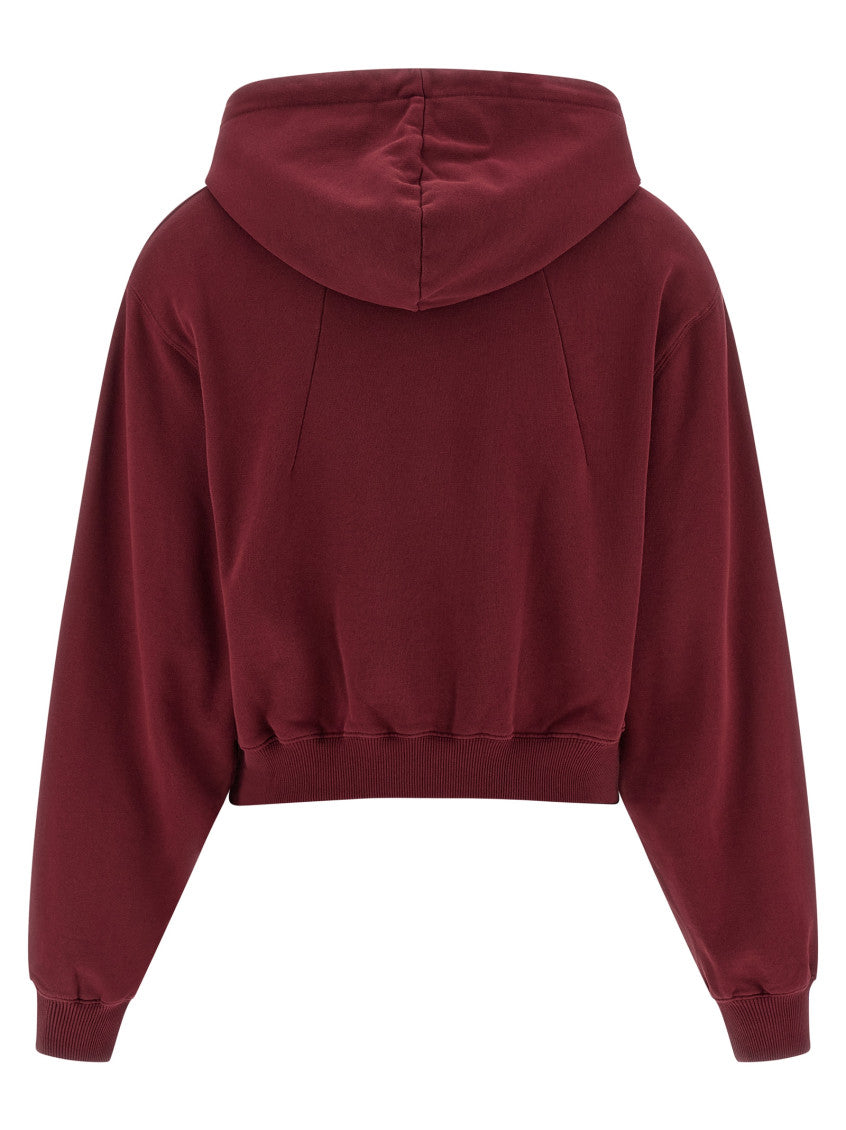 Maroon 'Terry Back' hoodie 2