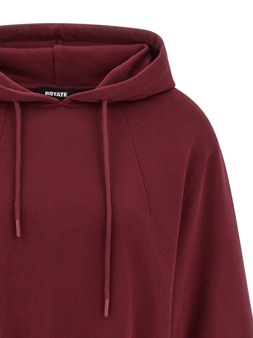 Maroon 'Terry Back' hoodie 3
