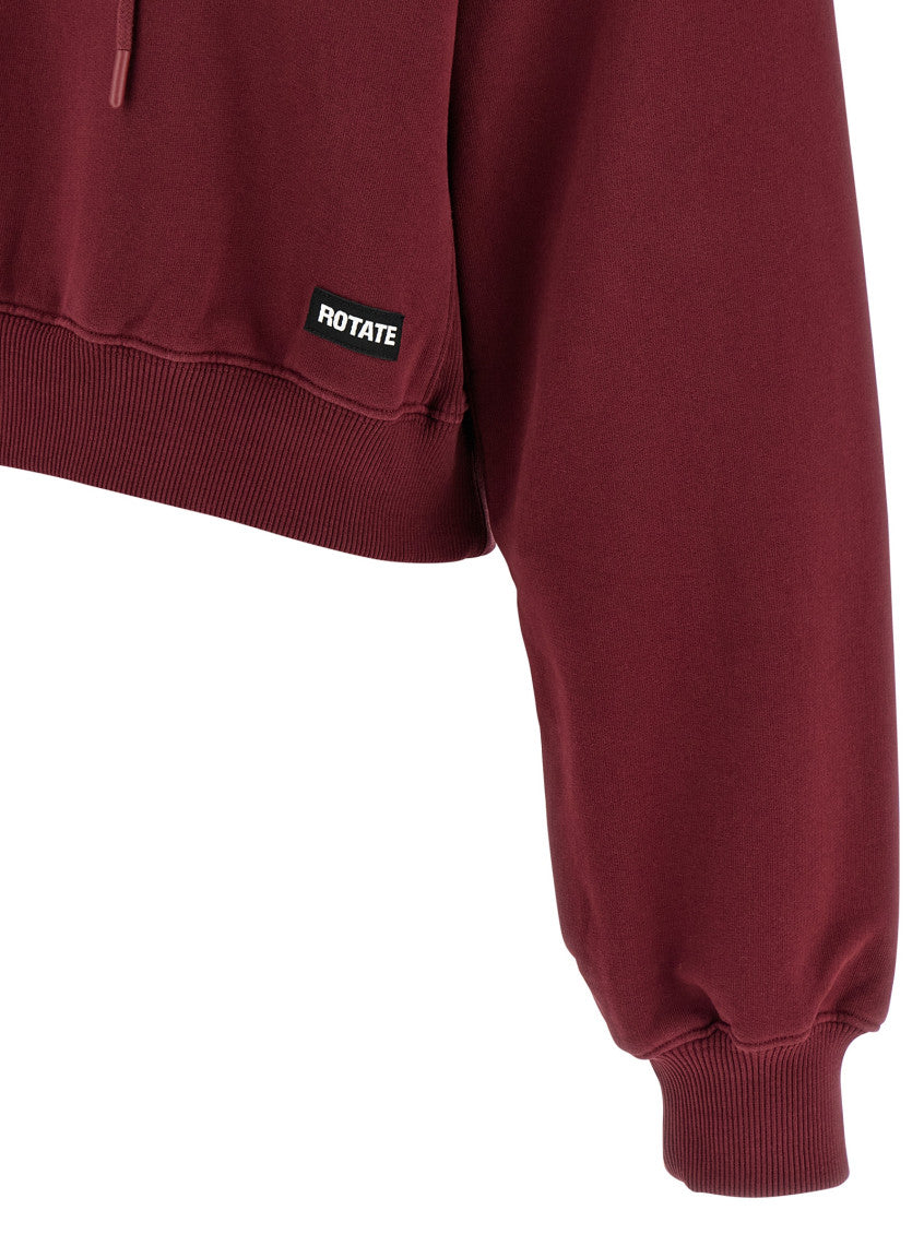 Maroon 'Terry Back' hoodie 4