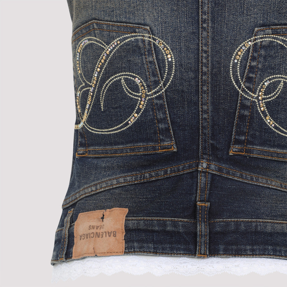 Dark Blue Sleeveless Top 5