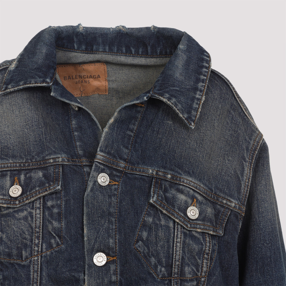 Dark Blue Cotton Jacket 5