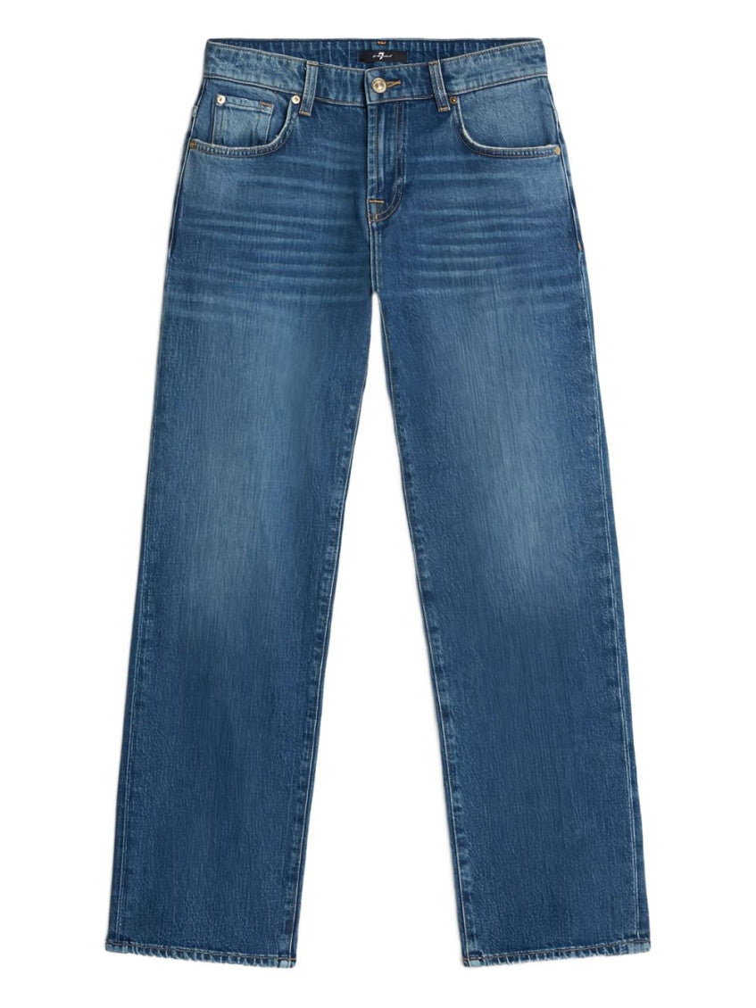 Blue Calie denim straight jeans 1
