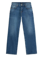 Blue Calie denim straight jeans 1
