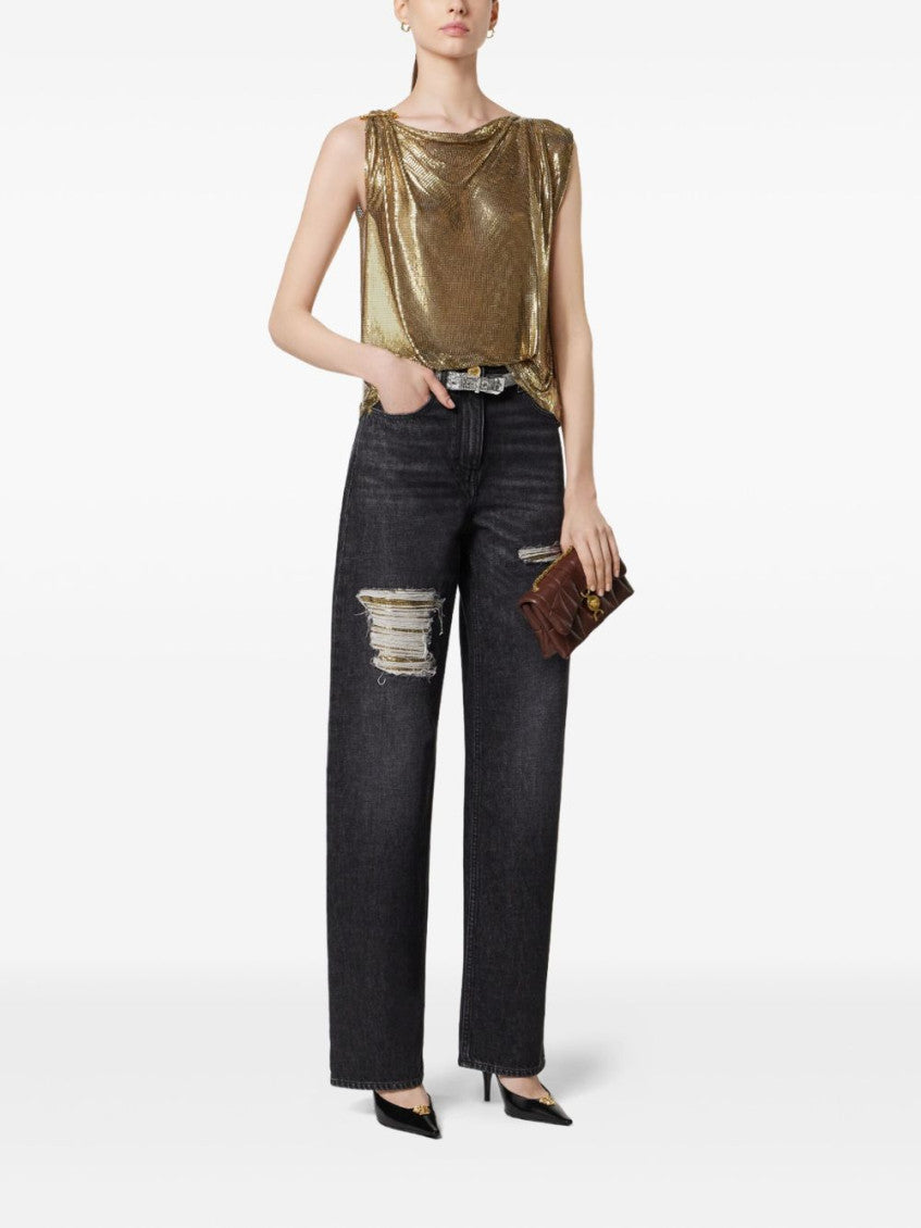 Black Denim cotton jeans 2