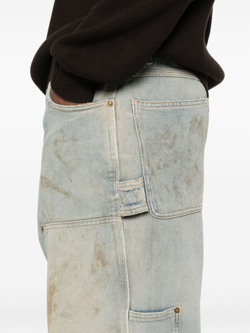 Light Blue Distressed Jeans 5