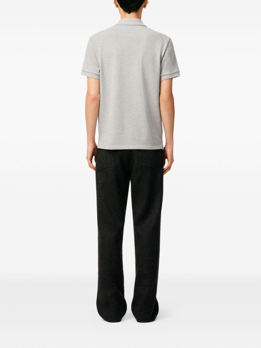 Light Grey Cotton Polo Shirt 4