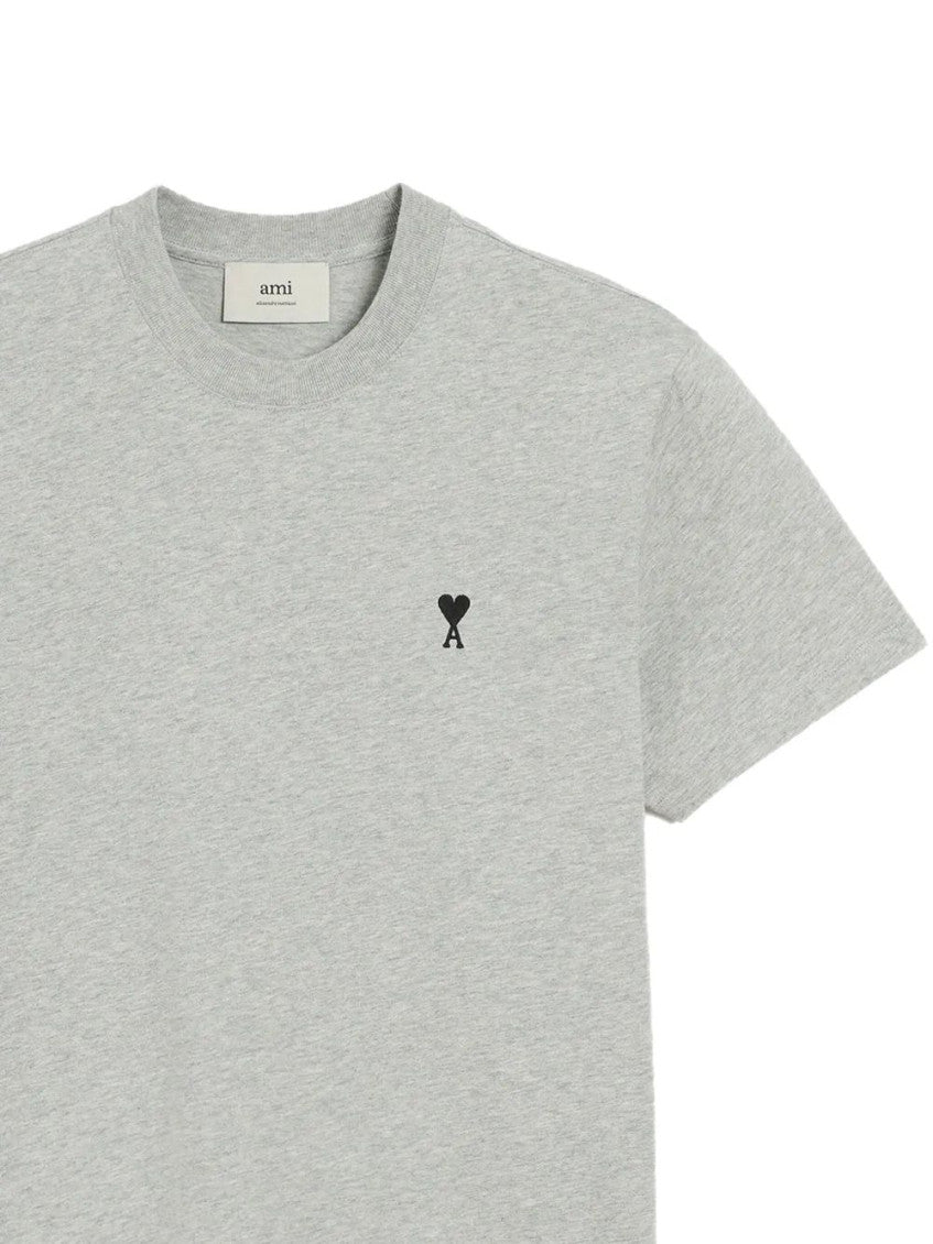 Grey Solid Logo T-shirt 2