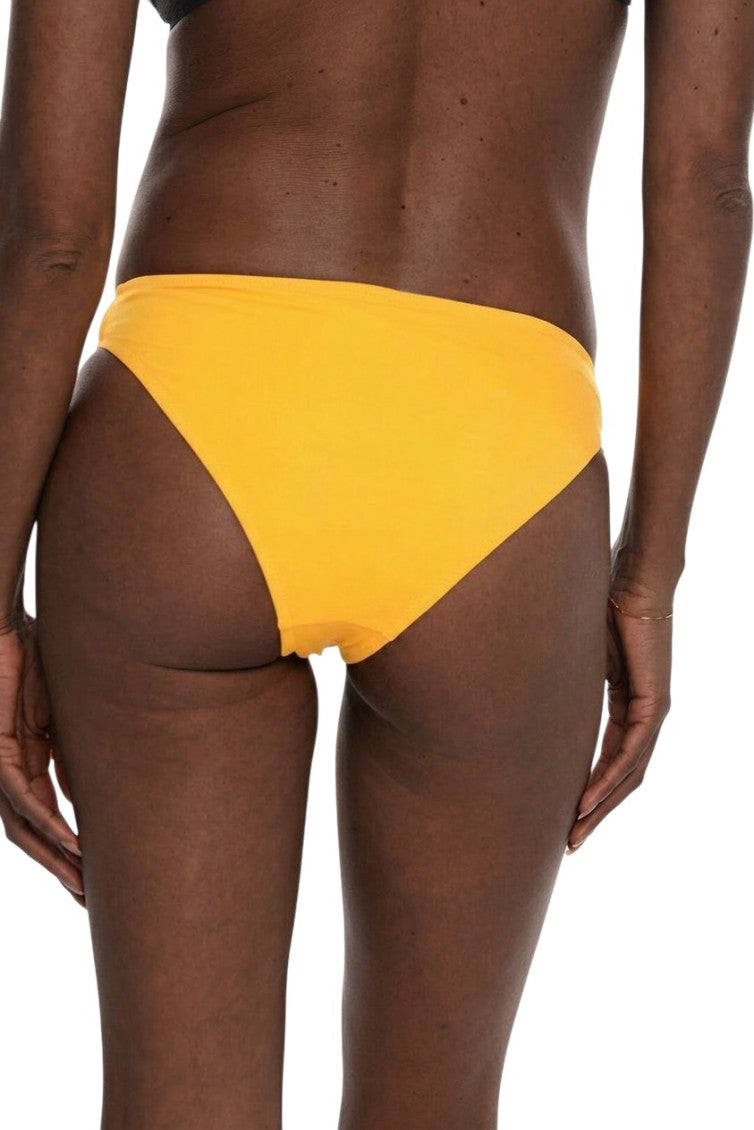 Yellow Solid Swimwear 2