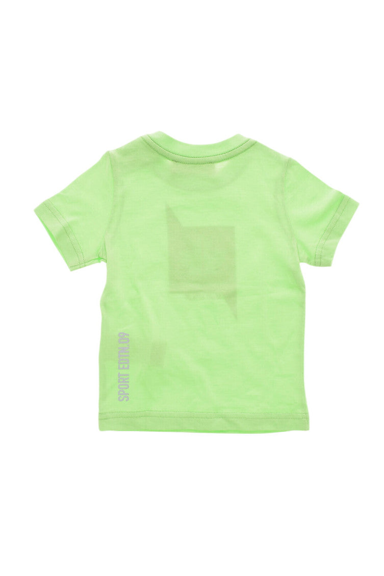 Babies Light Green Graphic T-Shirt 2