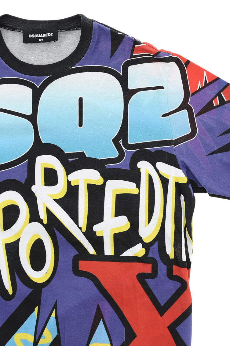 Boys Multicolor Graphic T-Shirt 3