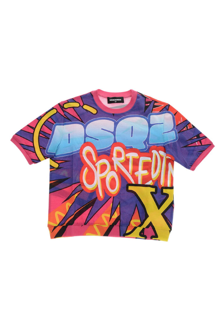 Boys Multicolor Graphic T-Shirt 1
