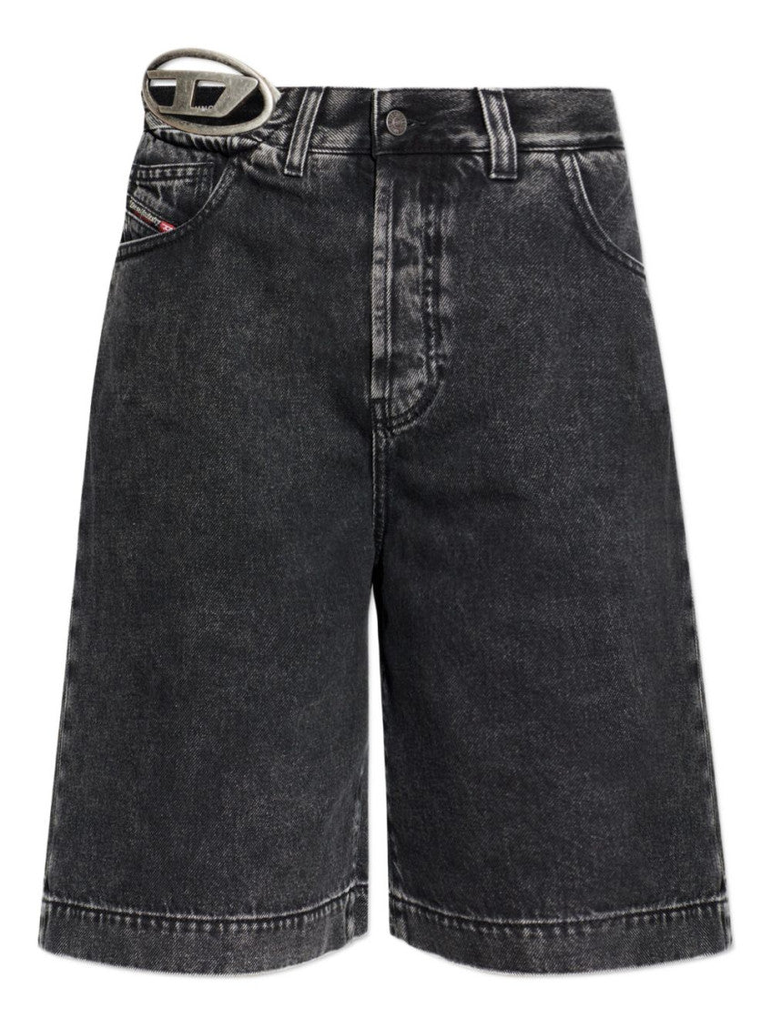 Black Logo Shorts 1