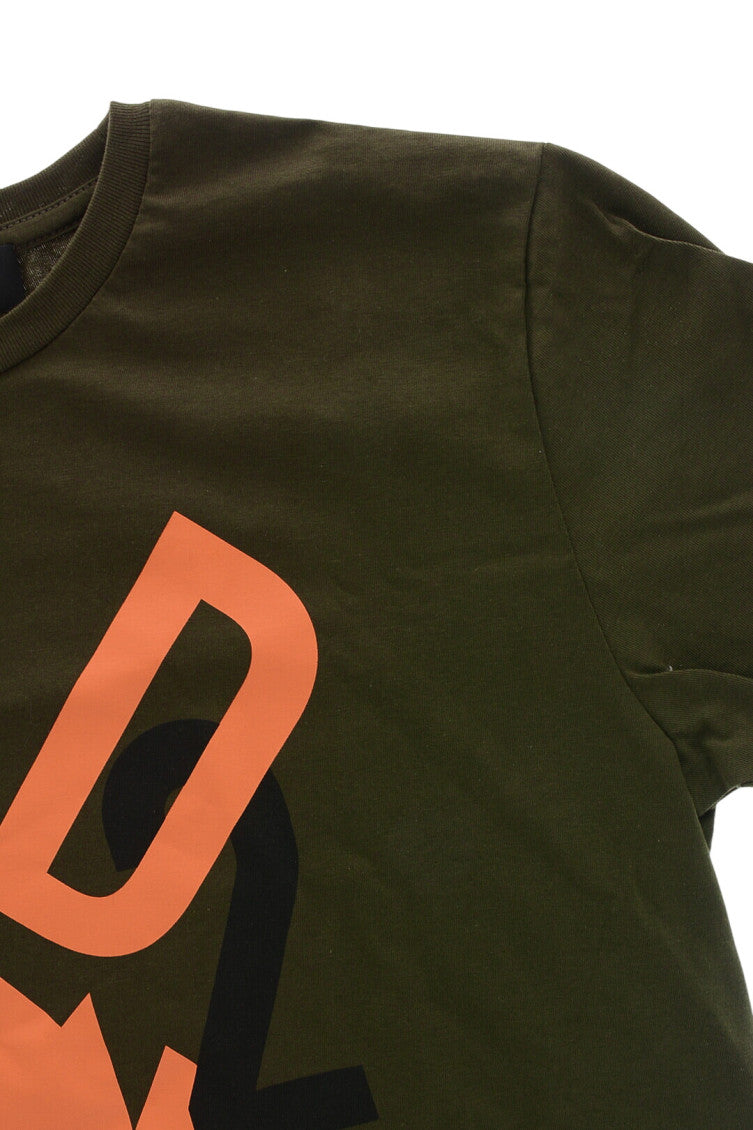 Boys Olive Regular T-Shirt 3