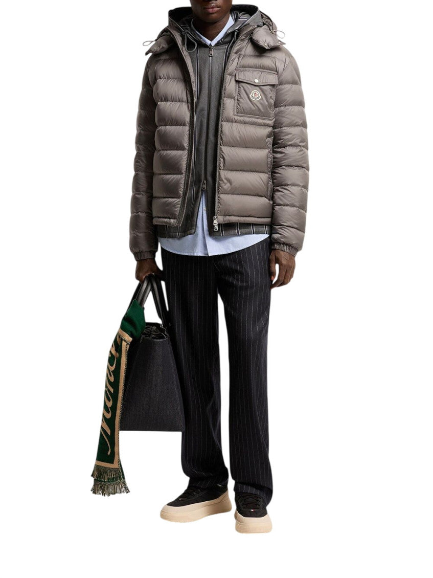Grey Quilted Hood Jacket 2