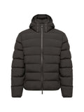 Black Quilted Hood Jacket 1