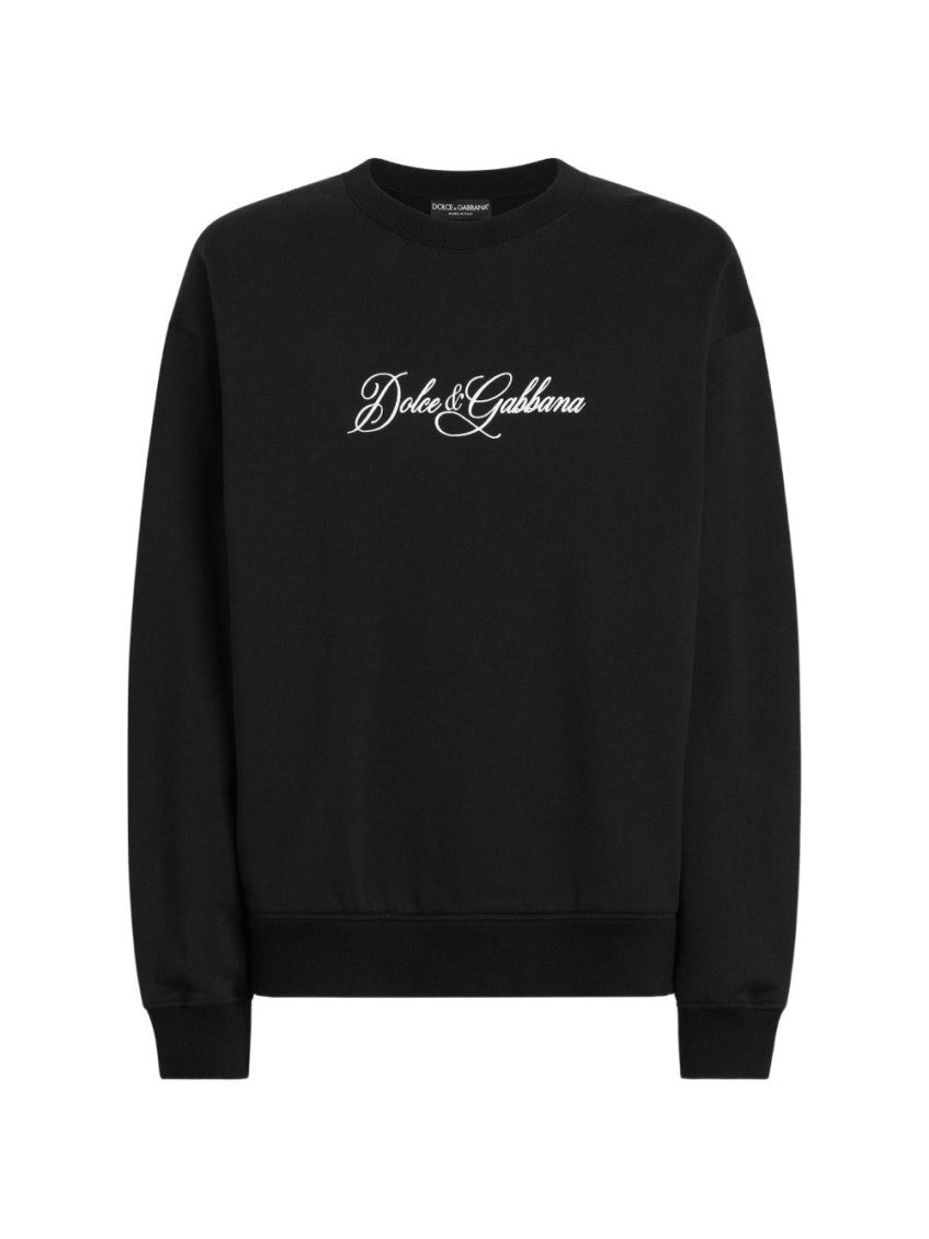 Black Crew Neck Sweatshirt 1