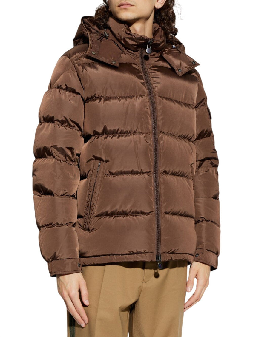 Brown Quilted Puffer Jacket 2