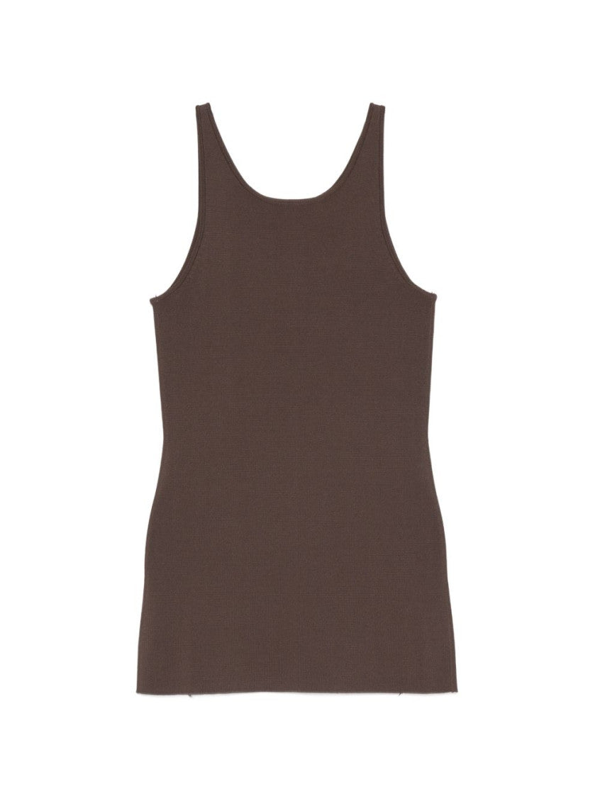 Brown Knitted tank top 1