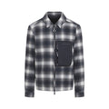 Black Plaid Shirt Jacket 1