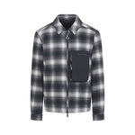 Black Plaid Shirt Jacket 1