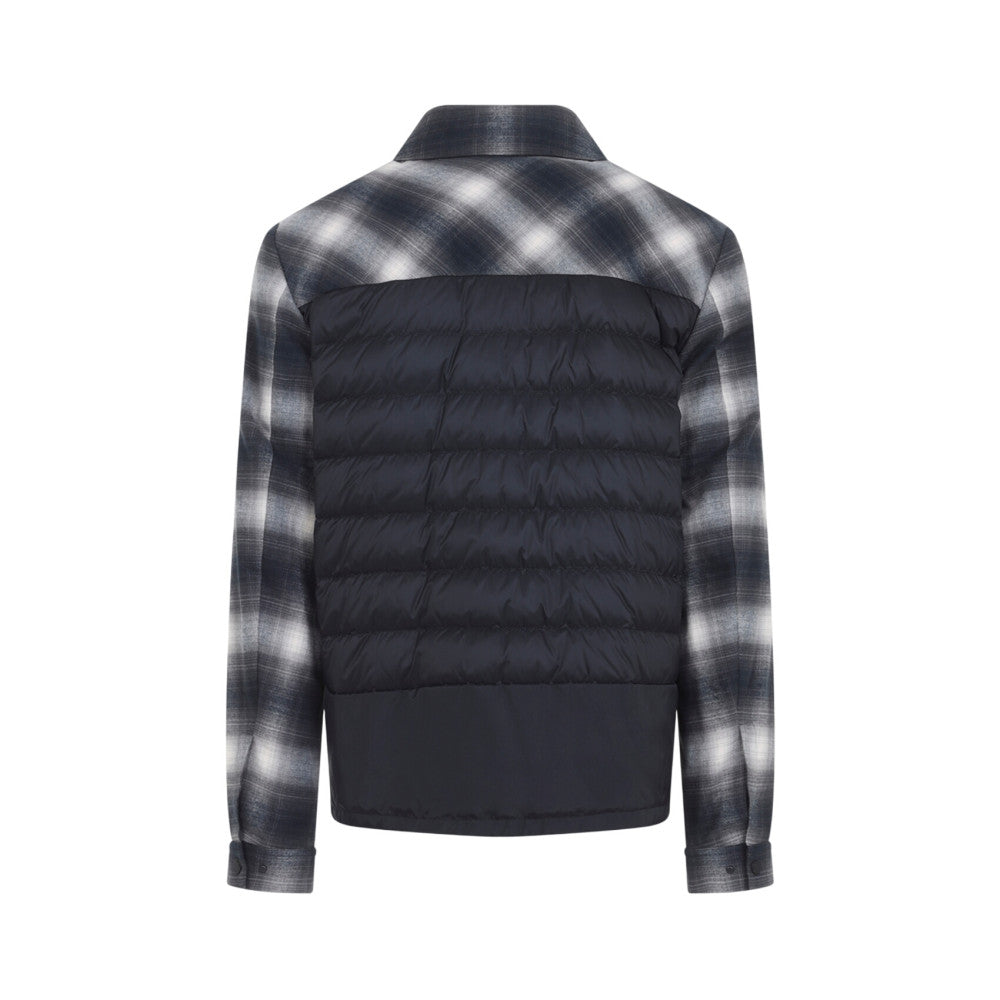 Black Plaid Shirt Jacket 2