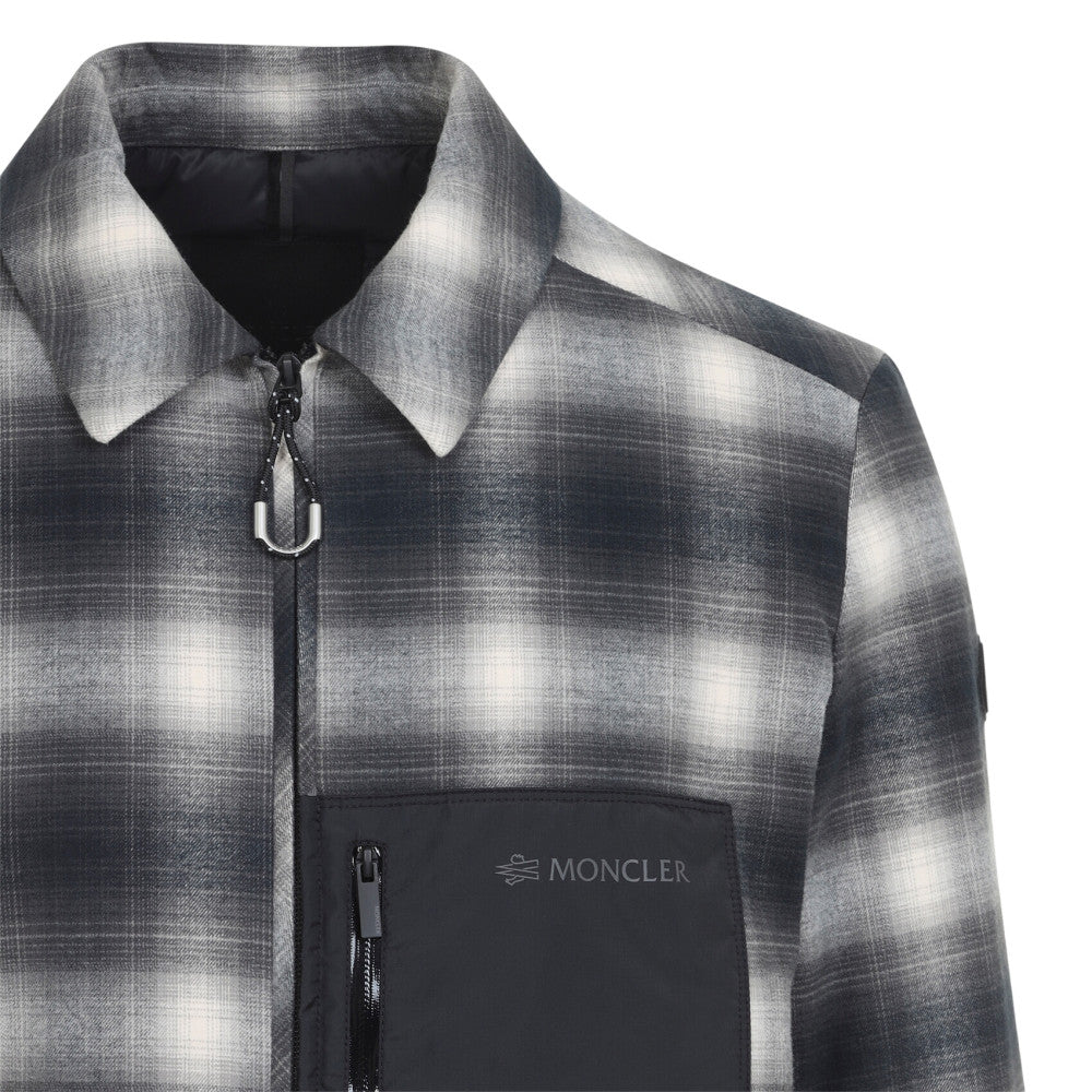 Black Plaid Shirt Jacket 3