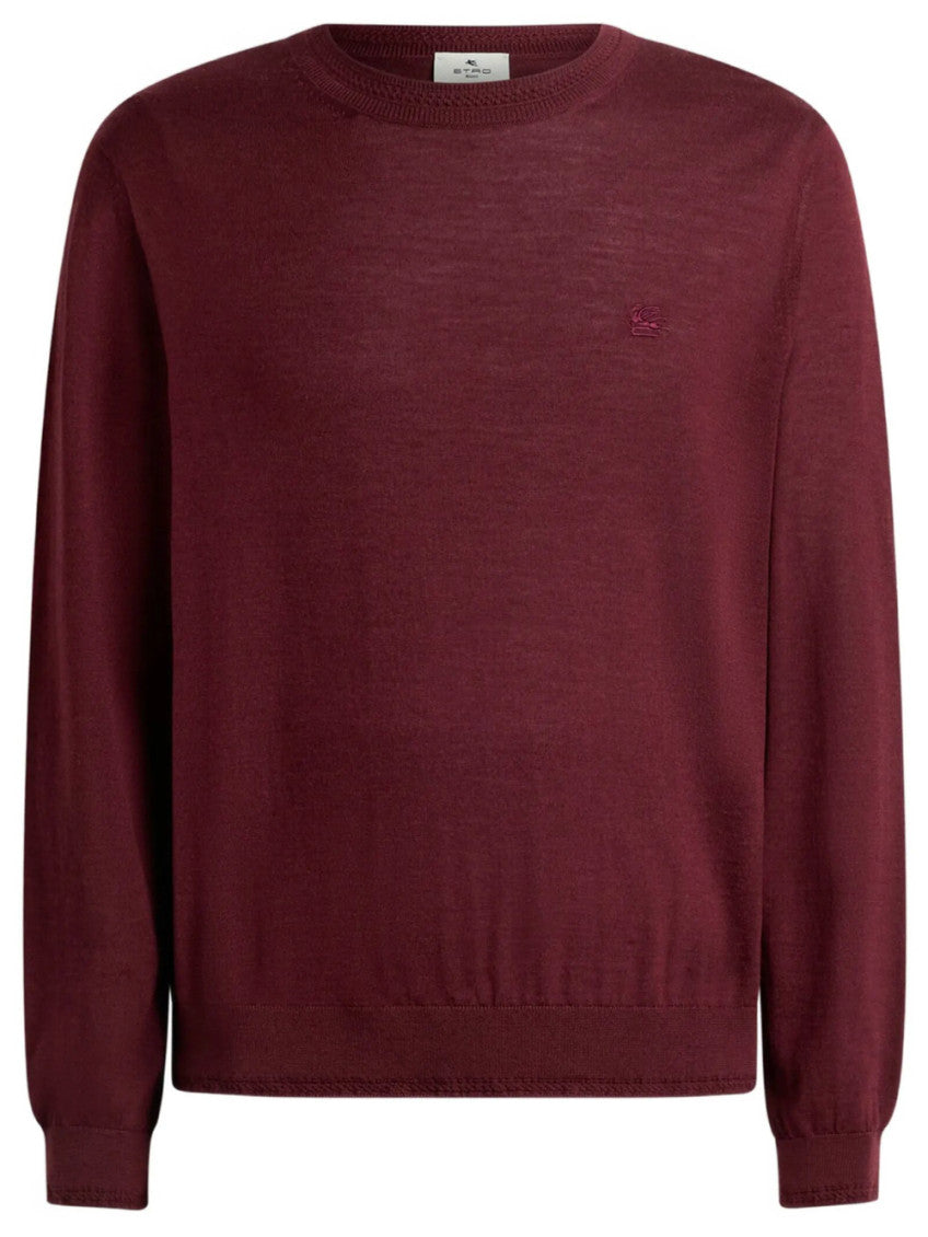 Red Crew Neck Sweater 1