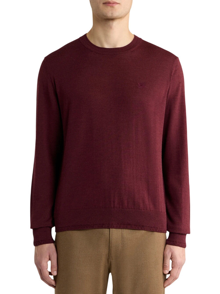 Red Crew Neck Sweater 2
