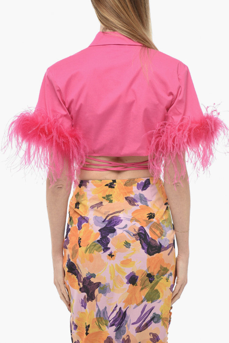 Pink Shirt Collar Top 3