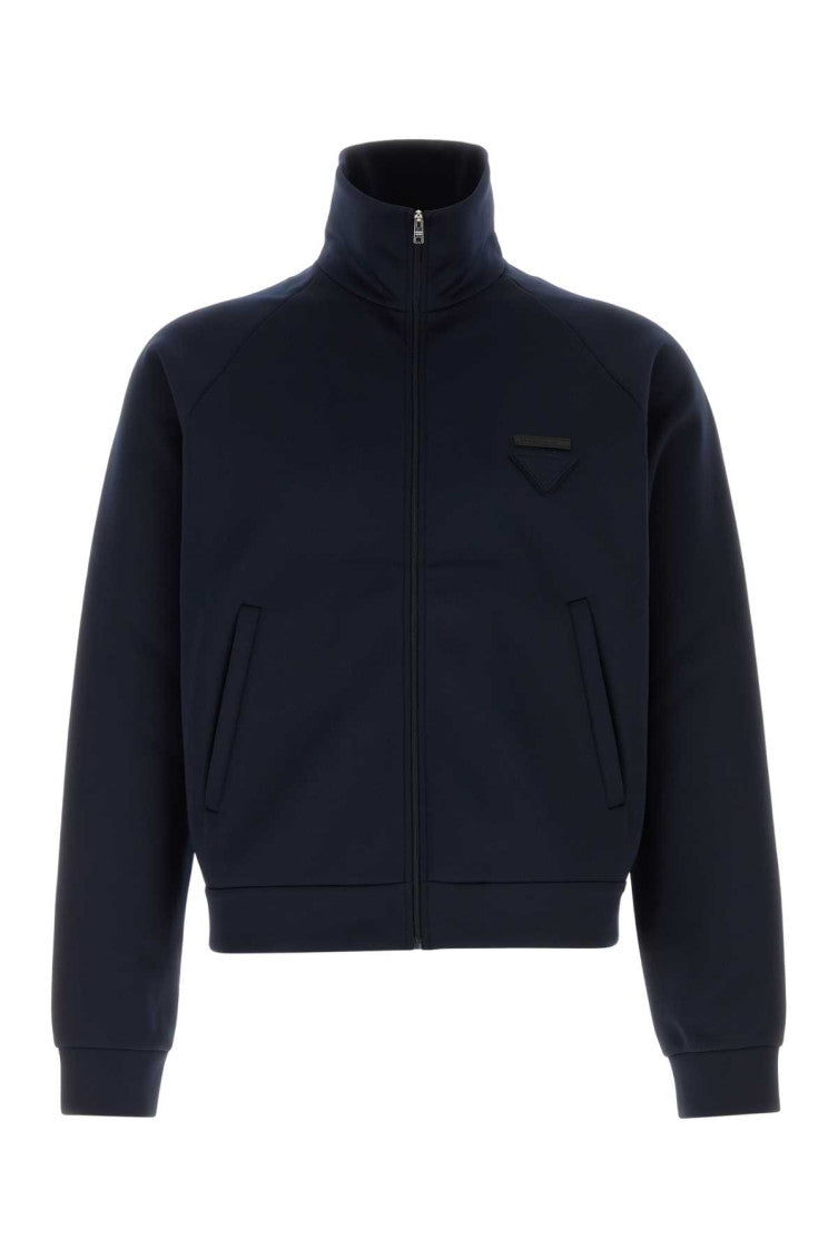 Navy Turtle Neck Jacket 1