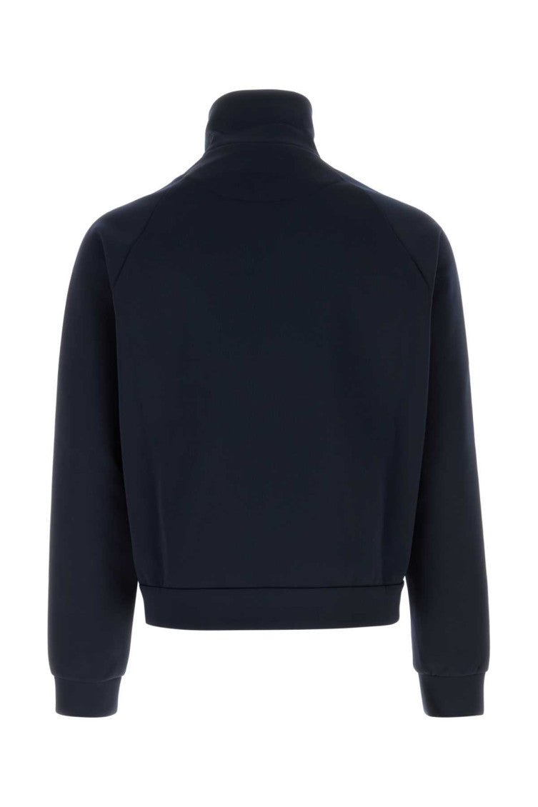 Navy Turtle Neck Jacket 2
