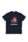 Boys Navy Blue Relaxed T-Shirt 1