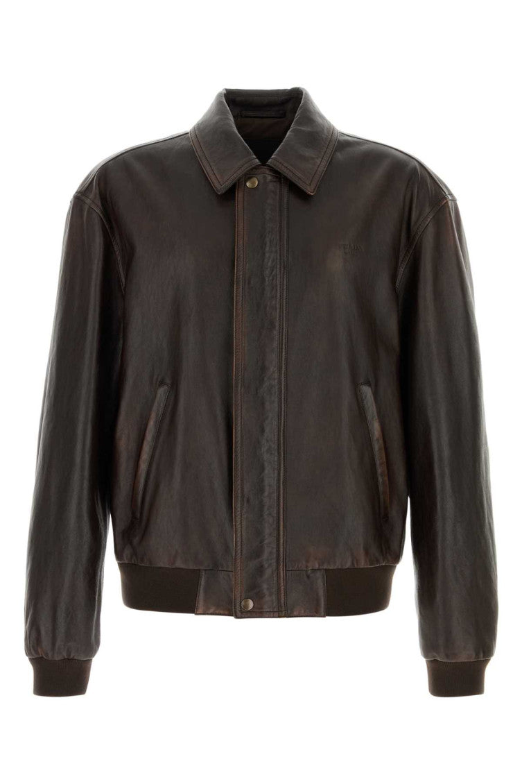 Dark Brown Solid Jacket 1