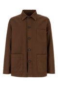 Brown Shirt Collar Jacket 1